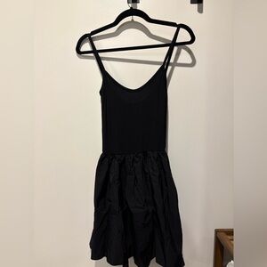 Oak and Fort black mini dress